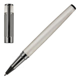 Στυλό rollerball Hugo Boss HSV3065B Gear σε μαύρο αλουμίνιο και γκρι λεπτομέρειες