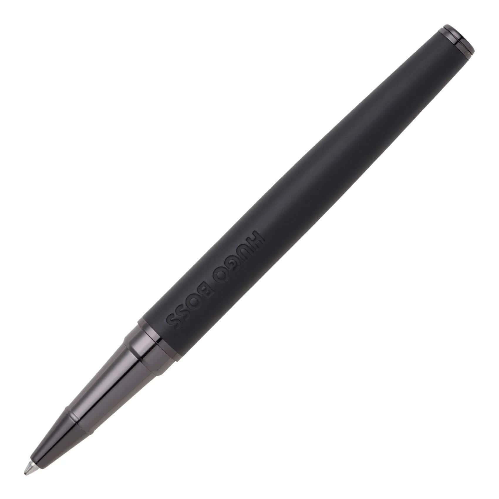 Στυλό Rollerball Hugo Boss Loop HSG3525A σε μαύρο χρώμα.