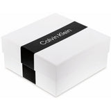 Συσκευασία Γυναικείο βραχιόλι Calvin Klein 35000647 σε ασημί χρώμα από ανοξείδωτο ατσάλι με ένα διακοσμητικό και πρακτικό κούμπωμα. 