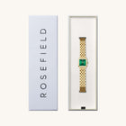 Τετράγωνο Γυναικείο Ρολόι Rosefield Boxelle BEGSG-B05 Με Χρυσό Μπρασελέ