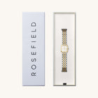 Γυναικείο Ρολόι Rosefield Boxelle BWDSG-B03 Τετράγωνο Με Δίχρωμο Μπρασελέ