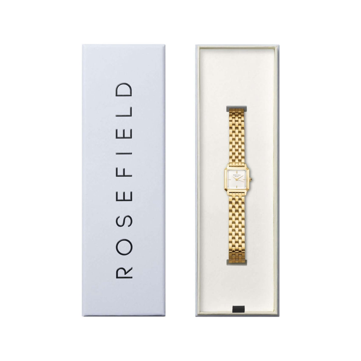 Συσκευασία από γυναικείο ρολόι Rosefield Boxelle BWGSG-B01.