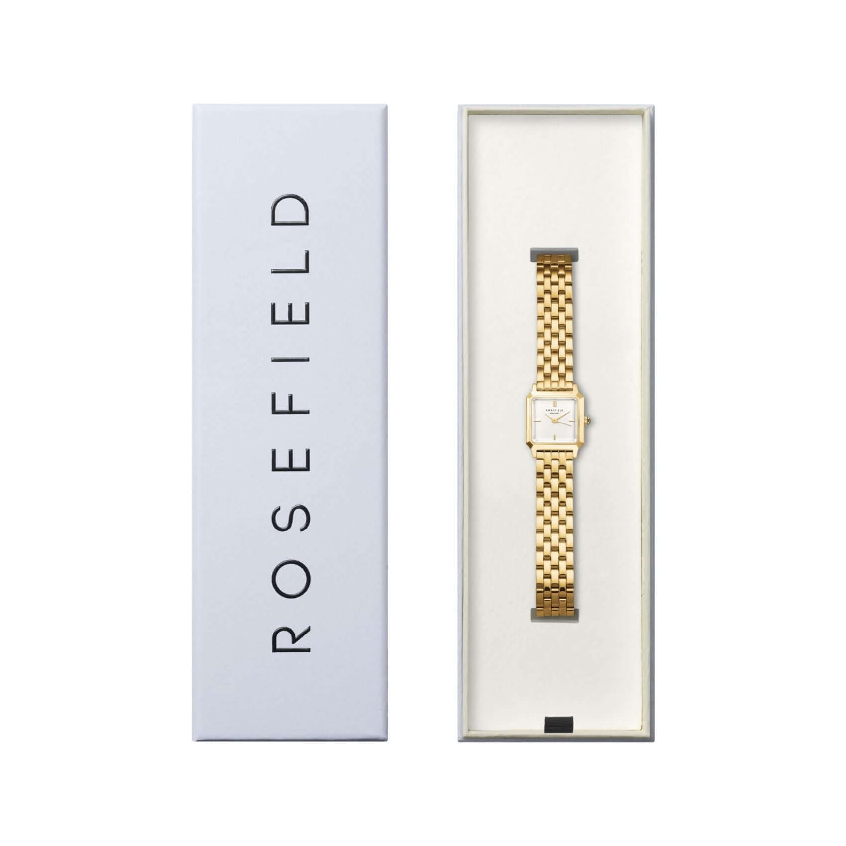 Συσκευασία από γυναικείο ρολόι Rosefield Boxelle BWGSG-B01.