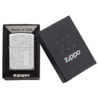 Αναπτήρας Zippo Chrome Venetian 352 Αντιανεμικός