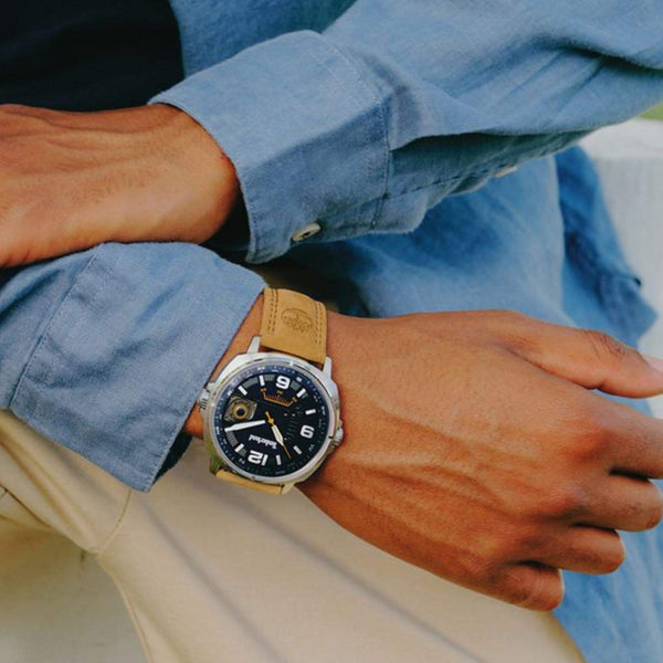 Ρολόι Timberland Breakheart TDWGB2201404 Με Ταμπά Δερμάτινο Λουράκι