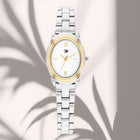 Ρολόι Tommy Hilfiger Demi 1782874 Με Ασημί Μπρασελέ & Λευκό Καντράν