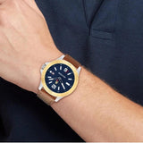 Ρολόι Tommy Hilfiger Ryan 1710529 Με Καφέ Δερμάτινο Λουράκι