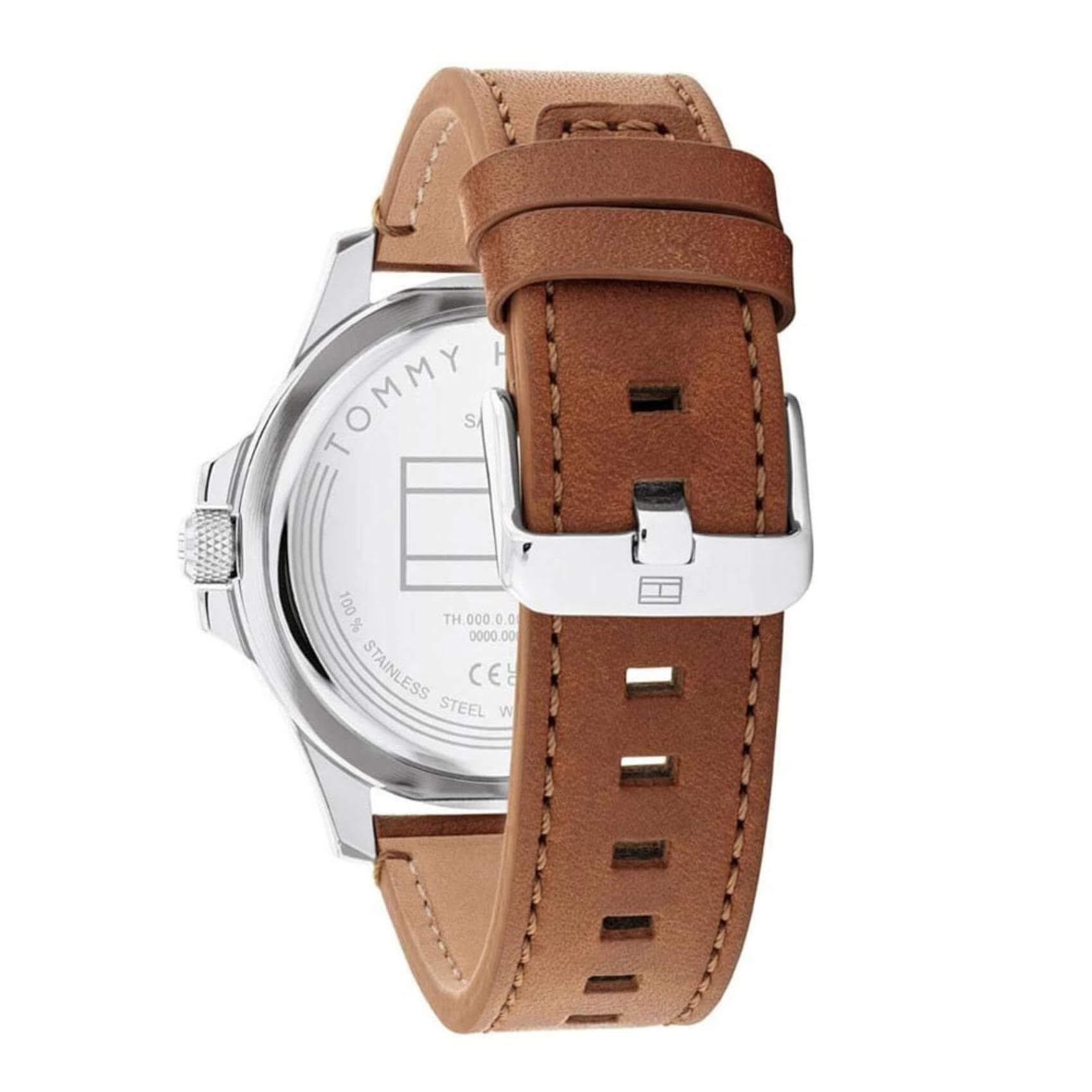 Ρολόι Tommy Hilfiger Ryan 1710529 Με Καφέ Δερμάτινο Λουράκι
