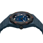 Ρολόι D1 Milano Carbon Diver D1-PDBJ02 Με Μπλε Μπρασελέ