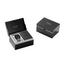 Ρολόι D1 Milano Essential Ceramic White 37 mm D1-CEBU01 Με Μαύρο Κεραμικό Μπρασελέ