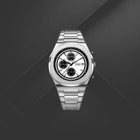 Ρολόι D1 Milano Chrono D1-CHBJ28 Με Ασημί Μπρασελέ & Μαύρο Καντράν