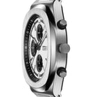 Ρολόι D1 Milano Chrono D1-CHBJ28 Με Ασημί Μπρασελέ & Μαύρο Καντράν