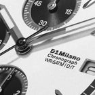 Ρολόι D1 Milano Chrono D1-CHBJ28 Με Ασημί Μπρασελέ & Μαύρο Καντράν