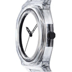 Ρολόι D1 Milano Nylon Transparent White 39 mm D1-NYBJ01 Με Διαφανές Μπρασελέ