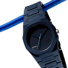 Ρολόι D1 Milano Polycarbon Blue 37 mm D1-PCBU09 Με Μπλε Μπρασελέ