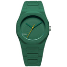 Ρολόι D1 Milano Polycarbon Green D1-PCBU10 με Πράσινο Μπρασελέ & Πράσινο Καντράν