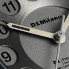 Ρολόι D1 Milano Ring Ring D1-PCBU25 με Μαύρο Μπρασελέ & Ανθρακί Καντράν