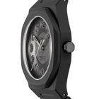 Ρολόι D1 Milano Ring Ring D1-PCBU25 με Μαύρο Μπρασελέ & Ανθρακί Καντράν