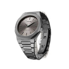 Ρολόι D1 Milano Ultra Thin Antracite 40 mm D1-UTBJ22 Με Ανθρακί Μπρασελέ