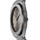 Ρολόι D1 Milano Ultra Thin Antracite 40 mm D1-UTBJ22 Με Ανθρακί Μπρασελέ
