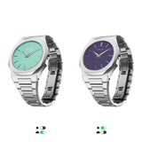 Ασημί ατσάλινο μπρασελέ του D1 Milano D1-UTBJ43