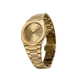 Χρυσό ατσάλινο μπρασελέ του D1 Milano Gold Mellow D1-UHBL02 με κούμπωμα ασφαλείας.