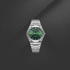 Ρολόι D1 Milano Ultra Thin Malachite Sealed D1-UCBU02 με Ασημί Μπρασελέ & Πράσινο