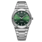 Ρολόι D1 Milano Ultra Thin Malachite Sealed D1-UCBU02 με Ασημί Μπρασελέ & Πράσινο