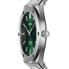 Ρολόι D1 Milano Ultra Thin Malachite Sealed D1-UCBU02 με Ασημί Μπρασελέ & Πράσινο