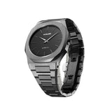 Aνθρακί μπρασελέ του D1 Milano Ultra Thin Re-Gun D1-UTBJ41