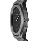 Ρολόι D1 Milano Ultra Thin Re-Gun 40 mm D1-UTBJ41 Με Ανθρακί Μπρασελέ