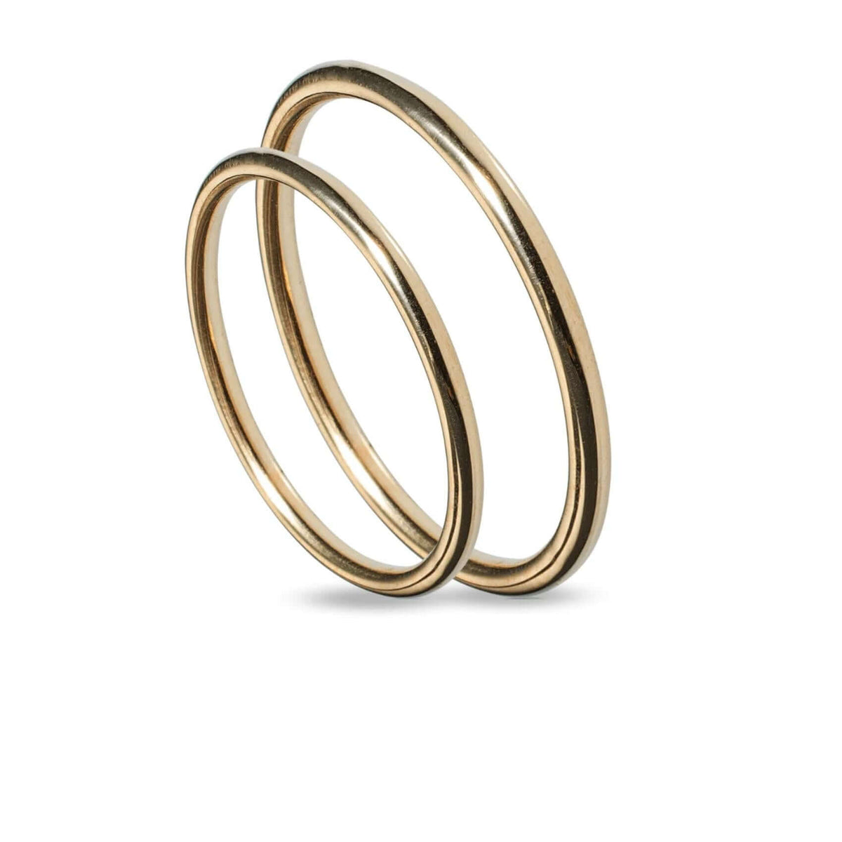 Κλασικές χρυσές βέρες γάμου Maschio Femmina SL54 1.5mm.
