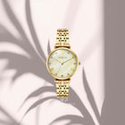 Ρολόι Vogue Bliss Mini 2020617042 Με Χρυσό Μπρασελέ & Σαμπανί Φίλντισι Καντράν