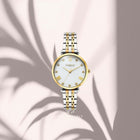 Ρολόι Vogue Bliss Mini 2020617061 Με Δίχρωμο Μπρασελέ & Λευκό Φίλντισι Καντράν