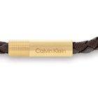 Βραχιόλι Calvin Klein 35100027 Δερμάτινο Καφέ