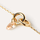 Βραχιόλι Pdpaola PU01-776-U Peach Lily Επίχρυσο Με Ζιργκόν