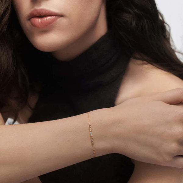 Βραχιόλι Pdpaola PU01-845-U Lotus Επίχρυσο Με Πολύχρωμα Ζιργκόν