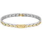 Βραχιόλι Lacoste Metropole 2040558 Ασημί & Χρυσό