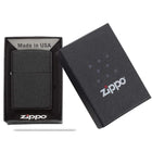 Αναπτήρας Zippo Black Crackle 236 Αντιανεμικός