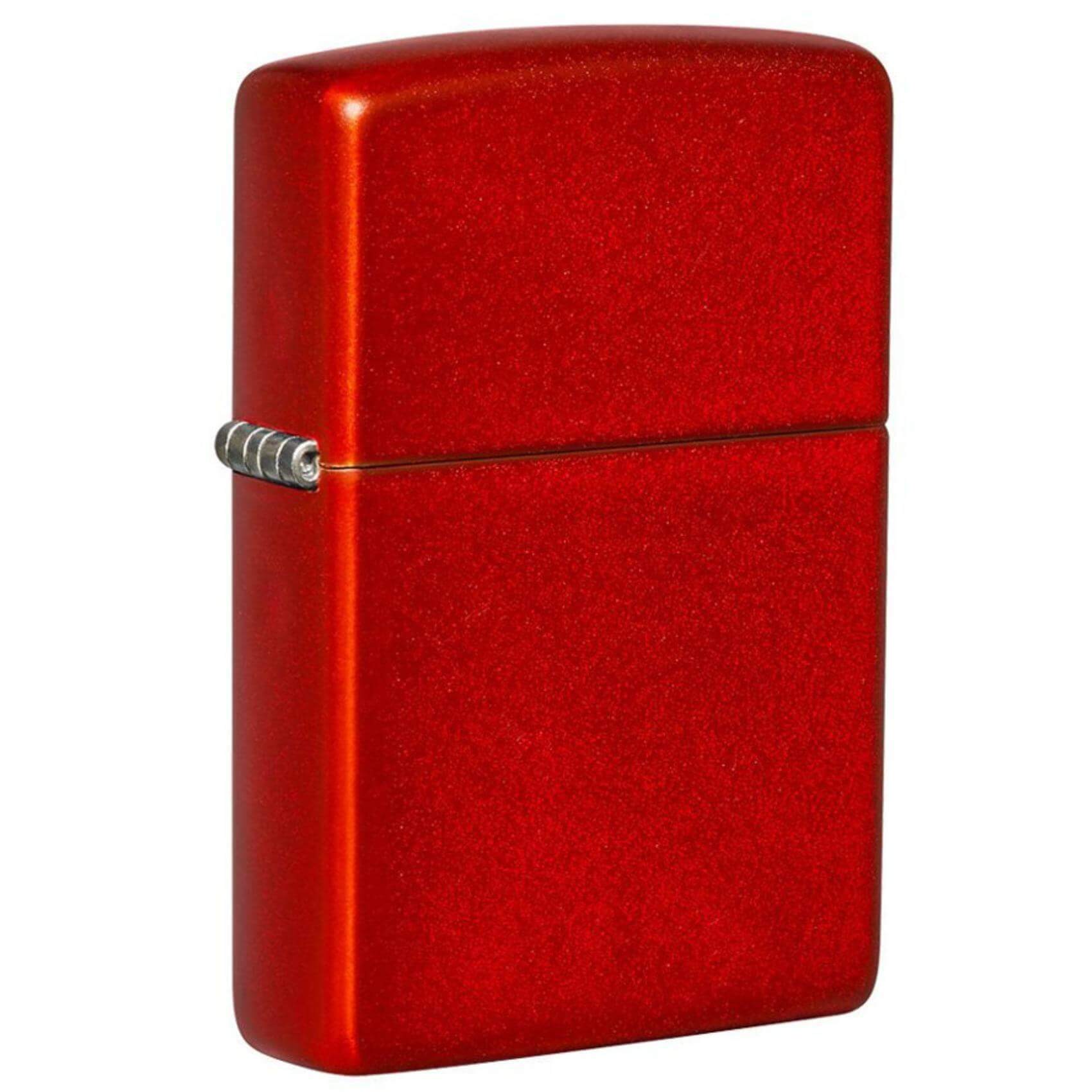 Αντιανεμικός αναπτήρας Zippo Classic Metallic Red 49475 σε κόκκινο χρώμα με ματ υψή και δυνατότητα χαράγματος για ένα προσωποποιημένο δώρο.