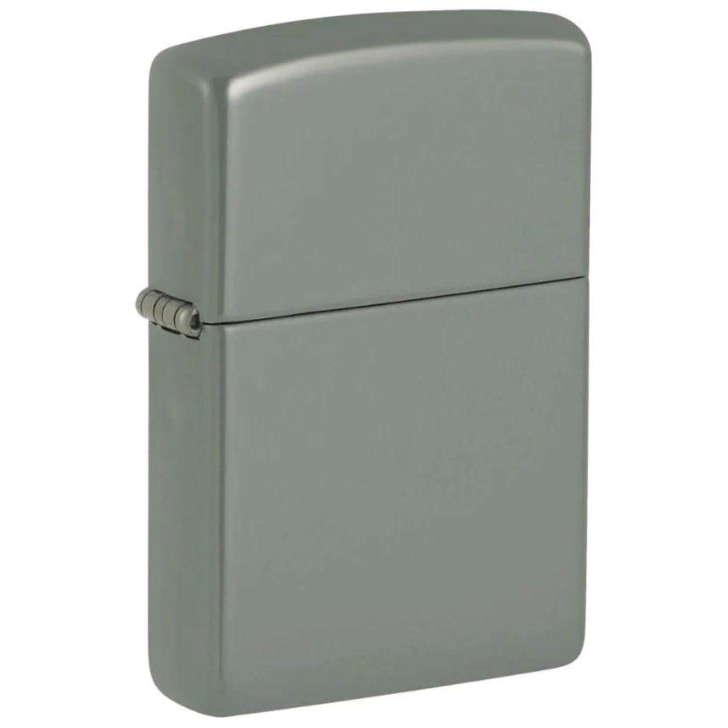 Αντιανεμικός αναπτήρας Zippo Classic Sage 49843 σε γκρι χρώμα και γυαλιστερή υφή με δυνατότητα χαράγματος για ένα προσωποποιημένο δώρο.