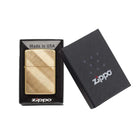Αναπτήρας Zippo Diagonal Weave Brass 29675 Αντιανεμικός