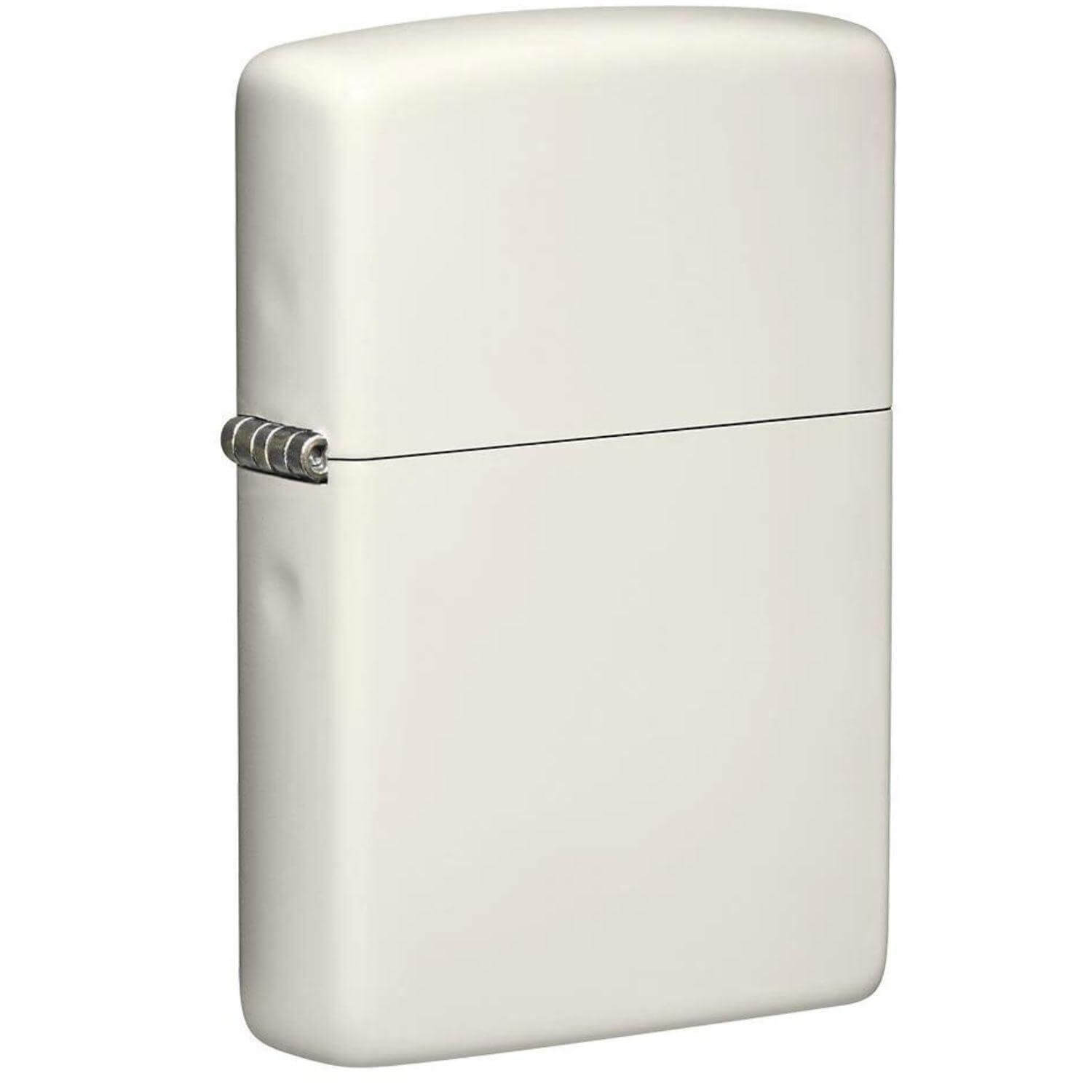 Αντιανεμικός αναπτήρας Zippo Glow 49193 σε λευκό χρώμα που φωσφορίζει στο σκοτάδι με δυνατότητα χαράγματος για ένα προσωποποιημένο δώρο.