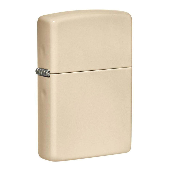 Αντιανεμικός αναπτήρας Zippo Sand 49453 σε μπεζ χρώμα της άμμου με ματ υφή και δυνατότητα χαράγματος για ένα προσωποποιημένο δώρο.