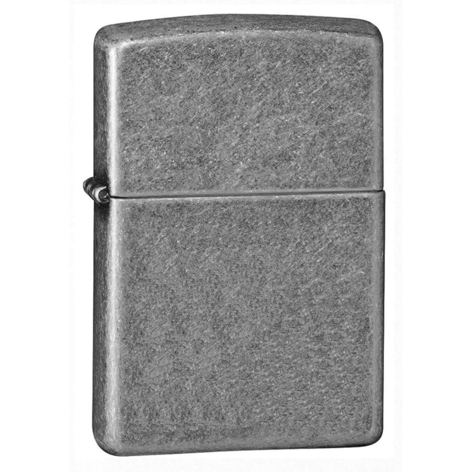Αντιανεμικός αναπτήρας Zippo Antique 121fb σε ανθρακί χρώμα με ματ υφή και δυνατότητα χαράγματος για ένα προσωποποιημένο δώρο.