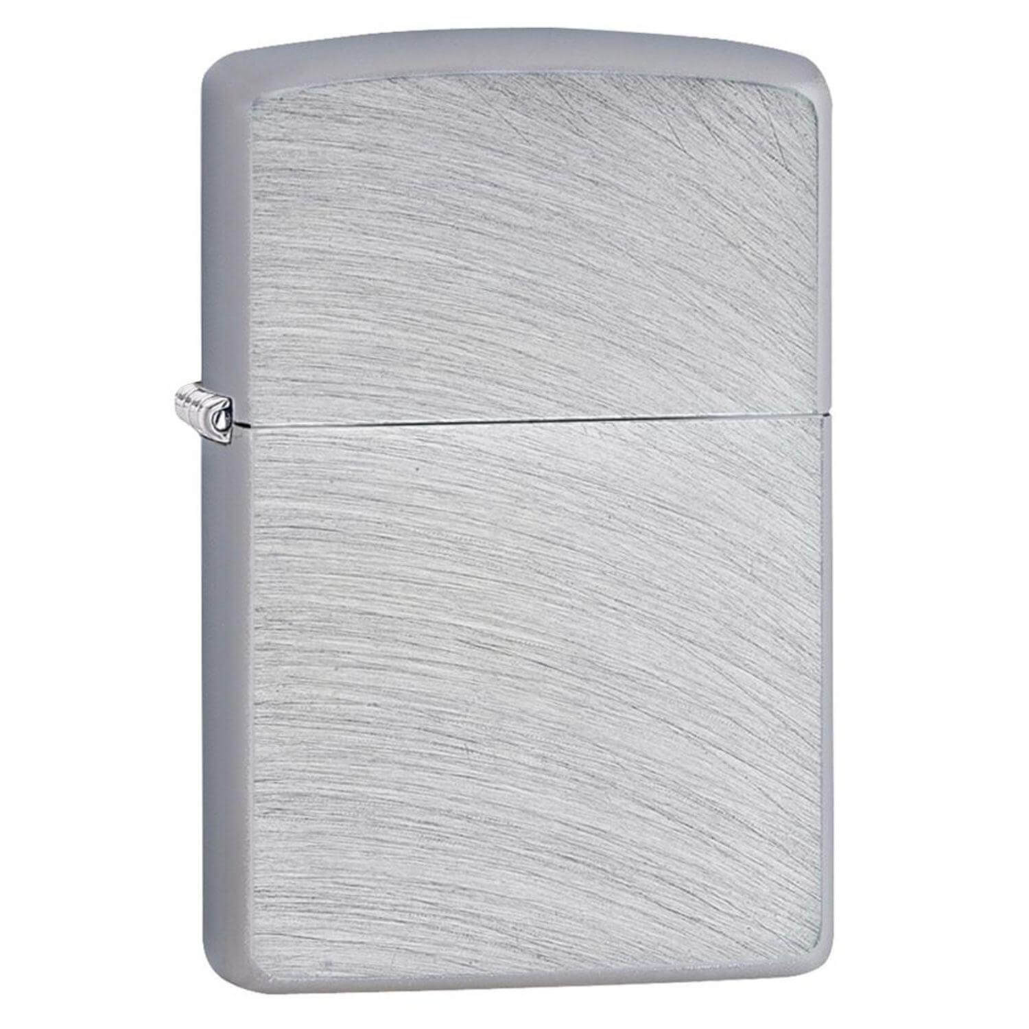 Αντιανεμικός αναπτήρας Zippo Silver Arch 24647 σε ασημί χρώμα με ματ υφή και δυνατότητα χαράγματος για ένα προσωποποιημένο δώρο.
