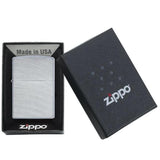 Αντιανεμικός αναπτήρας Zippo Silver Arch 24647 σε ασημί χρώμα με ματ υφή και δυνατότητα χαράγματος για ένα προσωποποιημένο δώρο.