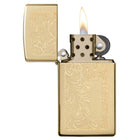 Αναπτήρας Zippo Slim Gold 1652B Αντιανεμικός