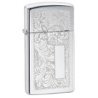 Αναπτήρας Zippo Silver Slim Venetia 1652 Αντιανεμικός