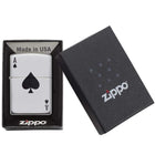 Αναπτήρας Zippo Spade Silver 24011 Αντιανεμικός